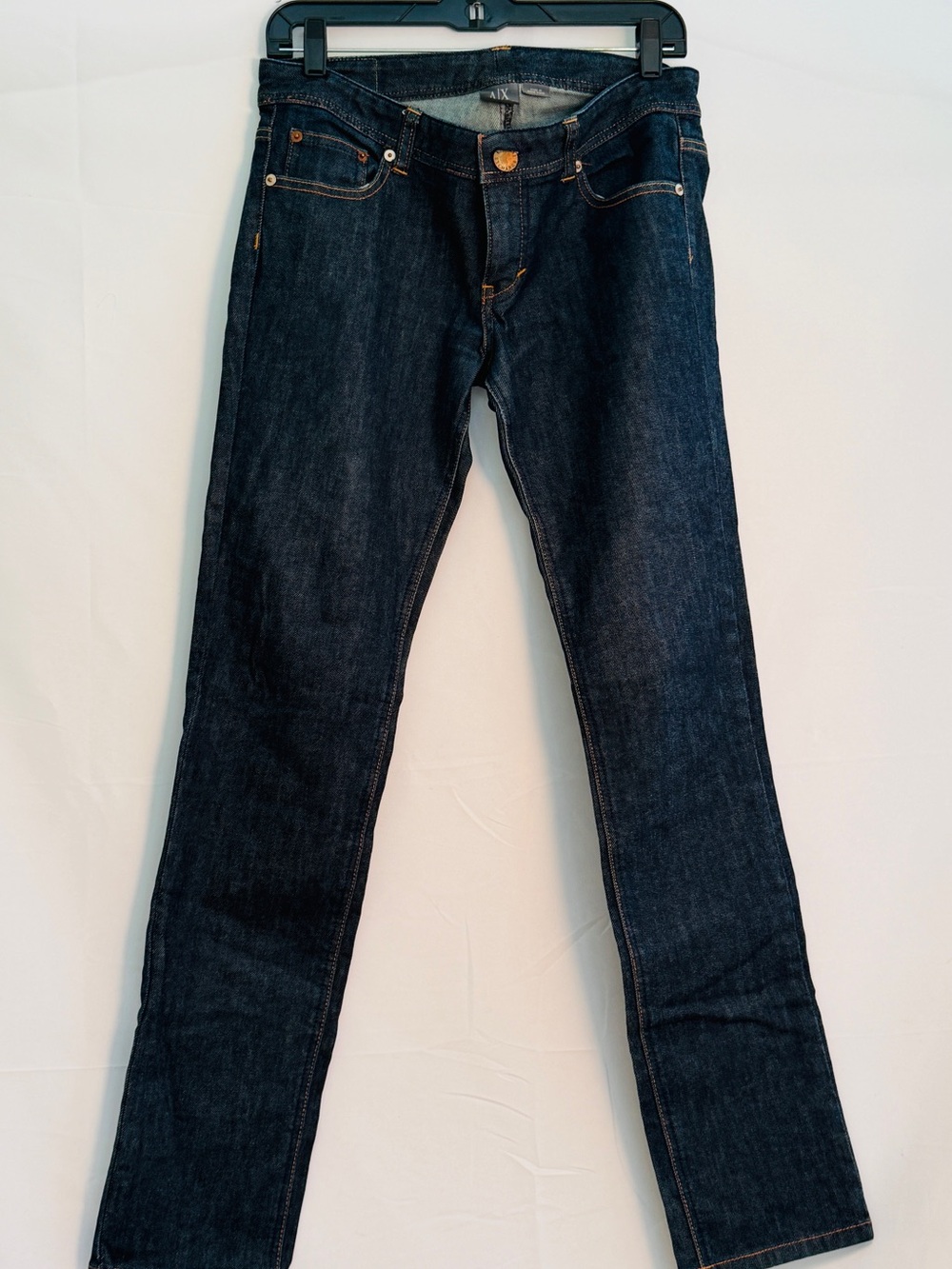A/X Armani Exchange Navy Straight-Leg Women's Jeans